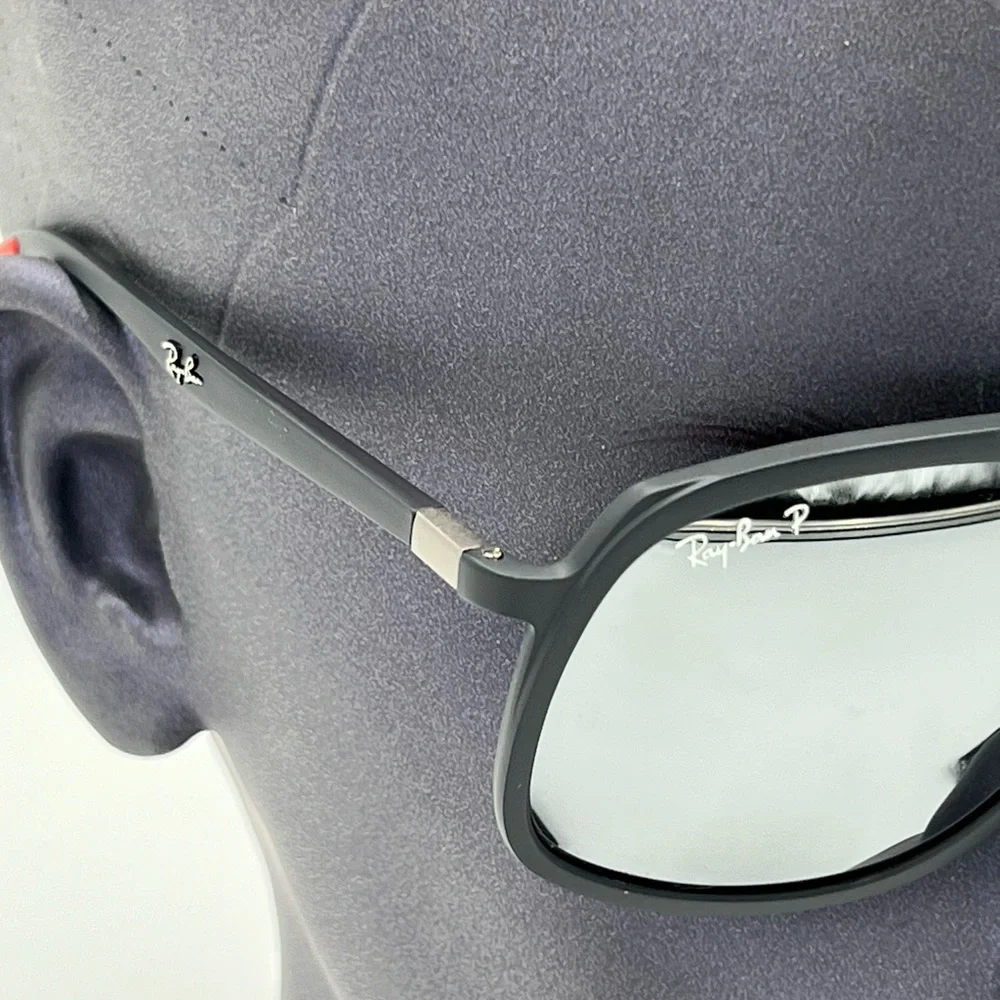 Ray-Ban RB4308M Scuderia Ferrari Matte Grey Mirror Sunglasses RB4308M F6266G 57